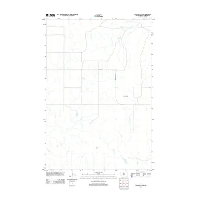 2012 Map of Kline Buttes, 2012 Print