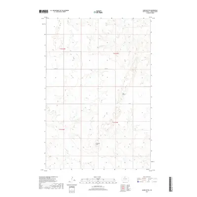 2017 Map of Kline Buttes, 2017 Print