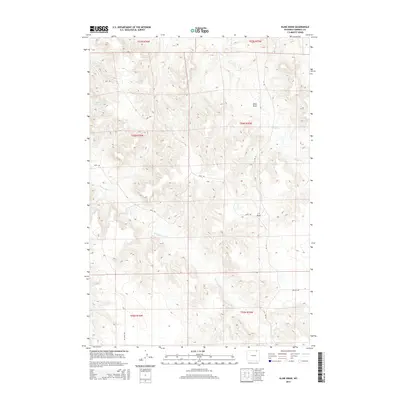 2015 Map of Kline Draw, 2015 Print