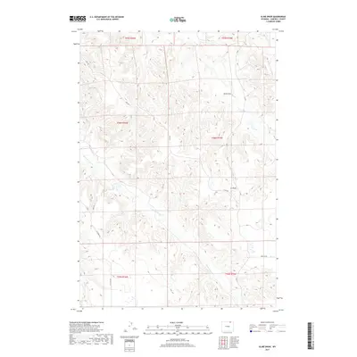 2017 Map of Kline Draw, 2017 Print