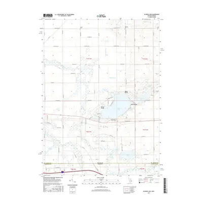 2017 Map of Klinger Lake, 2017 Print