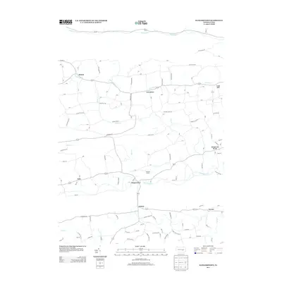2013 Map of Klingerstown, 2013 Print