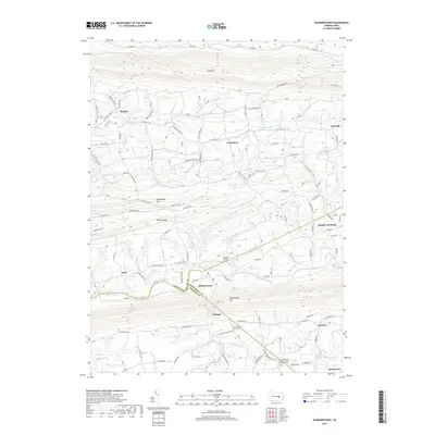 2019 Map of Klingerstown, 2019 Print