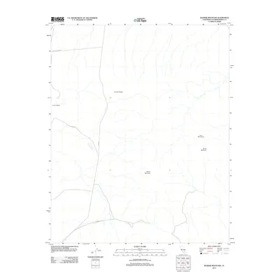 2012 Map of Klinker Mountain, 2012 Print