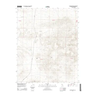 2015 Map of Klinker Mountain, 2015 Print