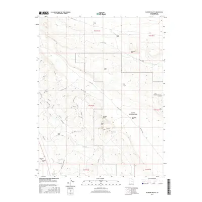 2017 Map of Klondike Bluffs, 2017 Print