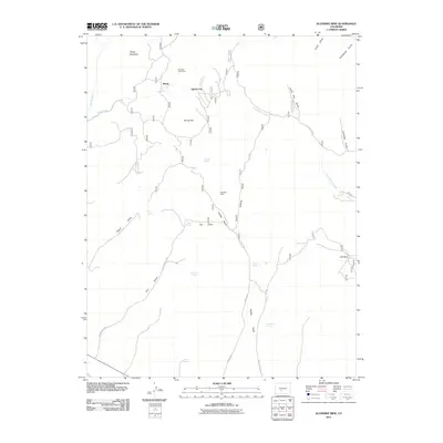 2011 Map of Klondike Mine, 2011 Print