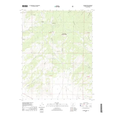 2019 Map of Klondike Mine, 2019 Print