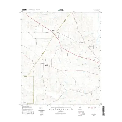 2014 Map of Klondike, 2014 Print