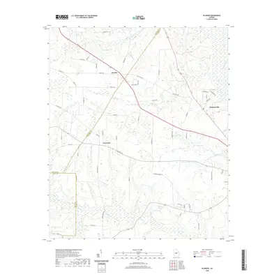 2020 Map of Klondike, 2020 Print