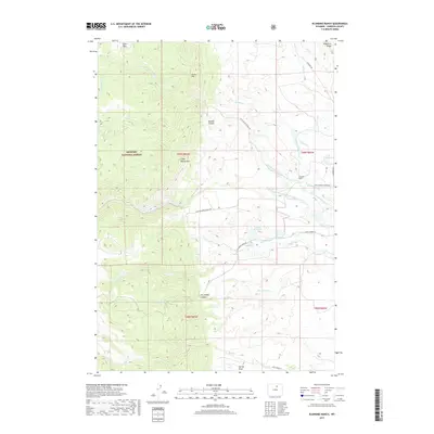 2017 Map of Klondike Ranch, 2017 Print