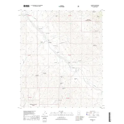 2018 Map of Klondyke, 2018 Print