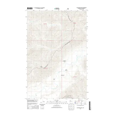 2014 Map of Kloochman Rock, 2014 Print