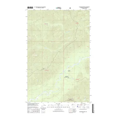 2017 Map of Kloochman Rock, 2017 Print