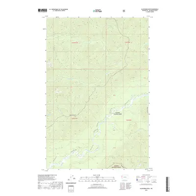 2020 Map of Kloochman Rock, 2020 Print