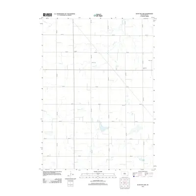 2012 Map of Kloucek Lake, 2012 Print