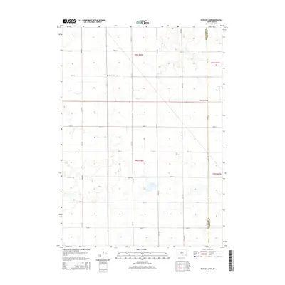 2015 Map of Kloucek Lake, 2015 Print