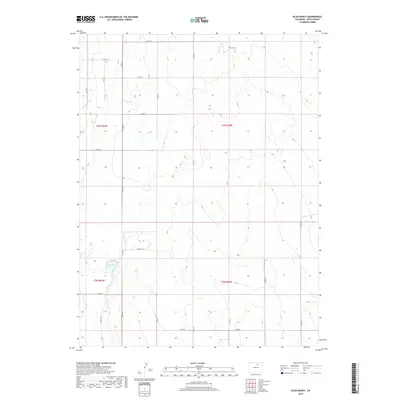2019 Map of Klug Ranch, 2019 Print
