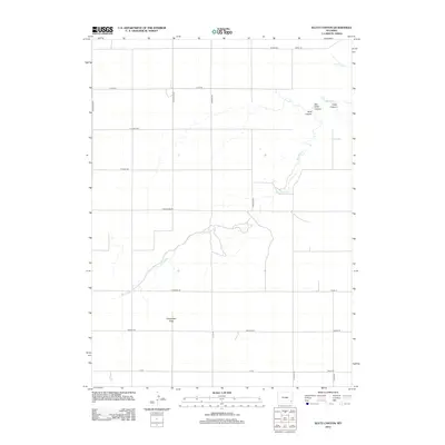 2012 Map of Klutz Canyon, 2012 Print