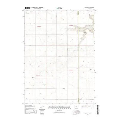 2015 Map of Klutz Canyon, 2015 Print