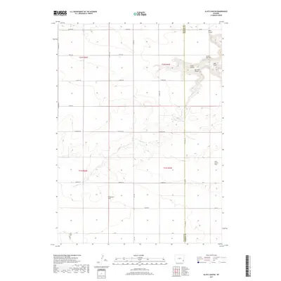 2017 Map of Klutz Canyon, 2017 Print