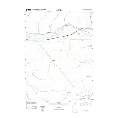 2013 Map of Knapp Creek, 2013 Print