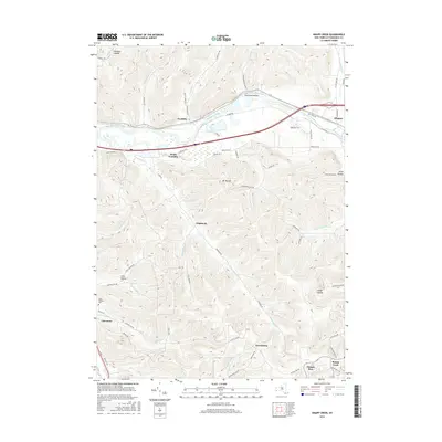 2016 Map of Knapp Creek, 2016 Print