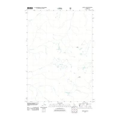 2011 Map of Knapp Lakes, 2011 Print