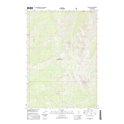 2017 Map of Knapp Lakes, 2017 Print