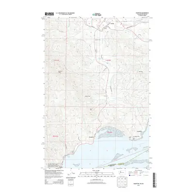 2014 Map of Knappton, 2014 Print