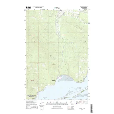 2017 Map of Knappton, 2017 Print