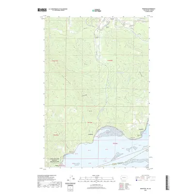 2020 Map of Knappton, 2020 Print