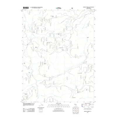 2012 Map of Kneecap Ridge, 2012 Print