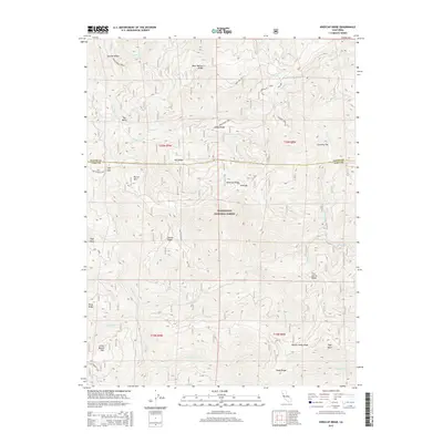 2015 Map of Kneecap Ridge, 2015 Print