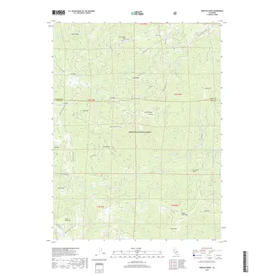 2018 Map of Kneecap Ridge, 2018 Print