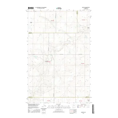 2017 Map of Knees NE, 2017 Print