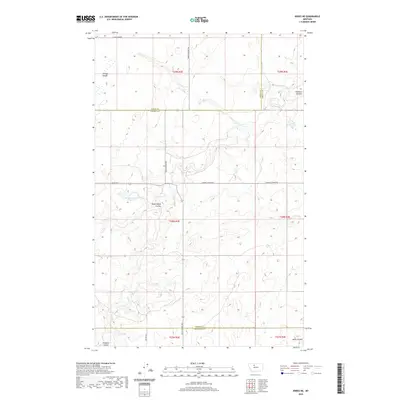 2020 Map of Knees NE, 2020 Print