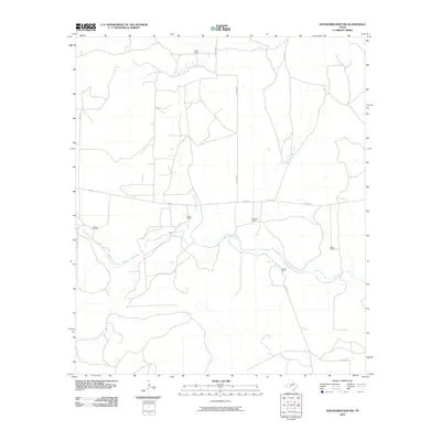 2010 Map of Knickerbocker NW, 2010 Print