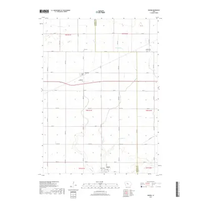 2018 Map of Knierim, 2018 Print