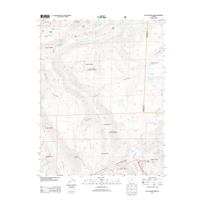 2013 Map of Knife Edge, 2013 Print