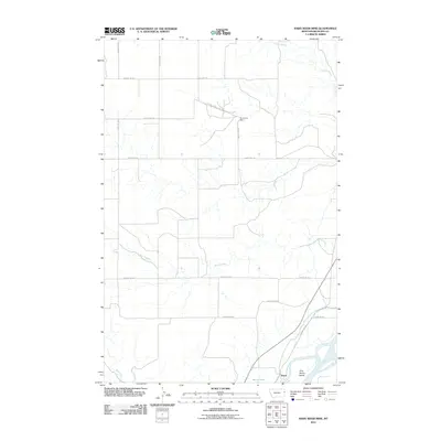 2011 Map of Knife River Mine, 2011 Print