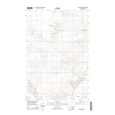 2014 Map of Knife River Mine, 2014 Print