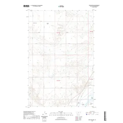 2020 Map of Knife River Mine, 2020 Print