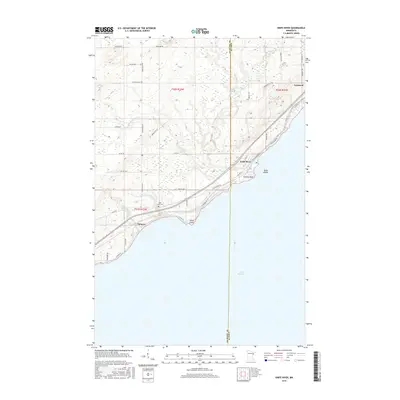 2016 Map of Knife River, 2016 Print