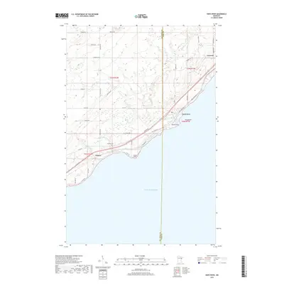 2019 Map of Knife River, 2019 Print