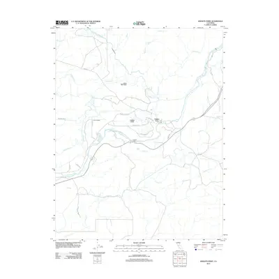 2012 Map of Knights Ferry, 2012 Print