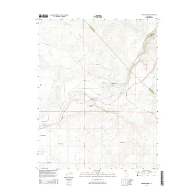 2015 Map of Knights Ferry, 2015 Print