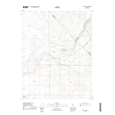 2018 Map of Knights Ferry, 2018 Print