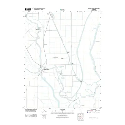 2012 Map of Knights Landing, 2012 Print