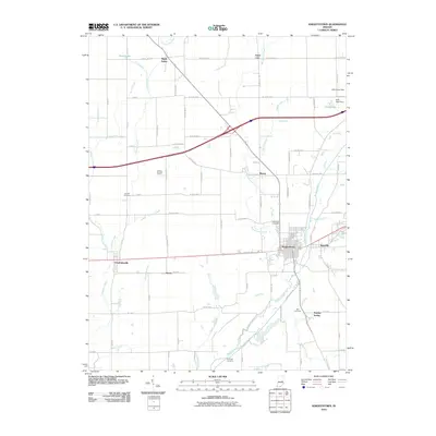 2010 Map of Knightstown, 2010 Print